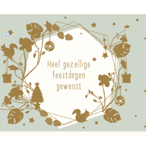 Kerstpakje 5st - gezellige feestdagen