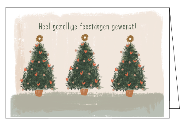 Kerstpakje 5st - gezellige feestdagen