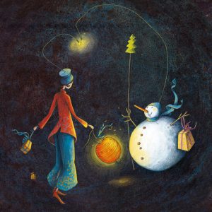 Kerstkaart 22375 'deel het licht' - Gaëlle Boissonnard