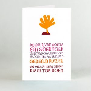 Kalligrafie - De geur van koffie