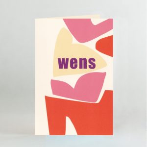 Kalligrafie - wens, gulle porties klein geluk