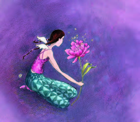 wenskaart 21767 bloemenfee - Gaëlle Boissonnard