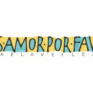 Kalligrafie - mas amor - ontwerp Jürgen Vercaemst