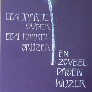 Kalligrafie - verjaardag - ontwerp Véronique Vandevoorde