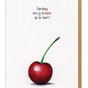 wenskaart kers - Lieve Claesen