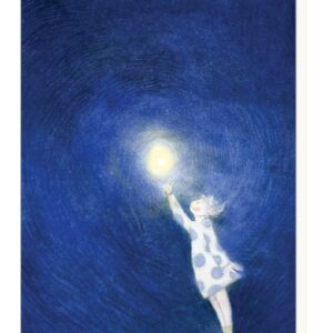 wenskaart een lichtje, voor jou - Lieve Claesen